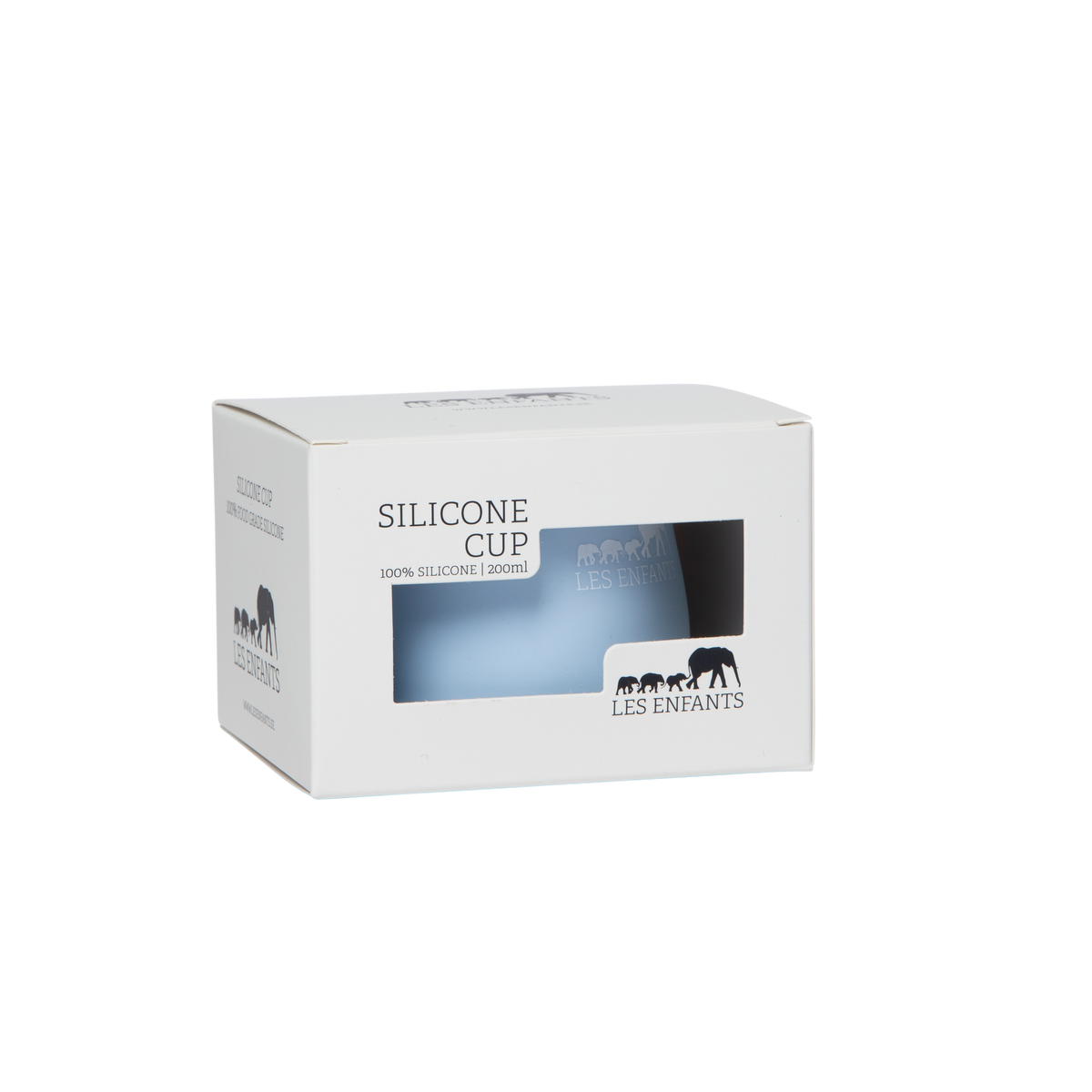 Silikonmugg – blå