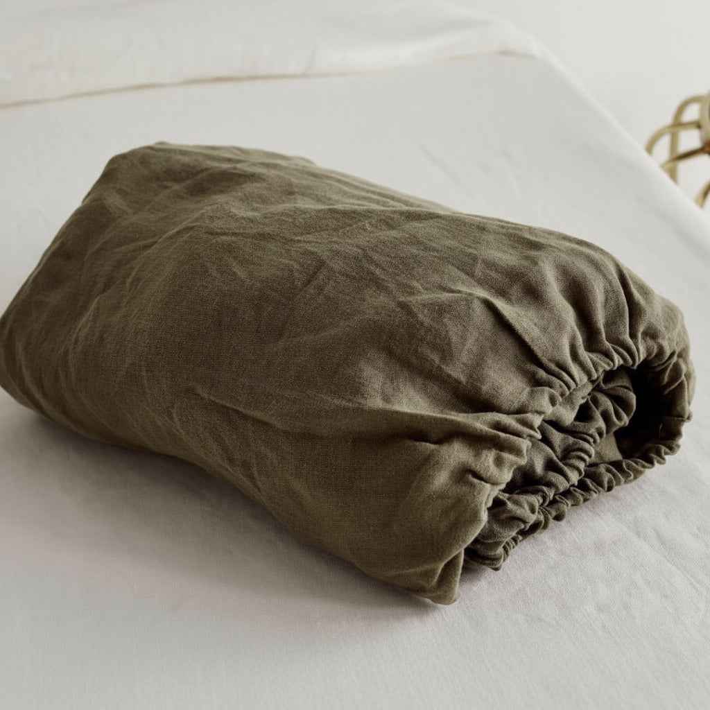 Dra-på-lakan i hampa – 180 × 200 cm