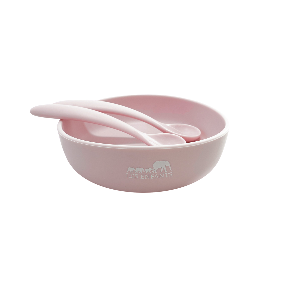 Barnskedar i silikon, 2-pack – rosa