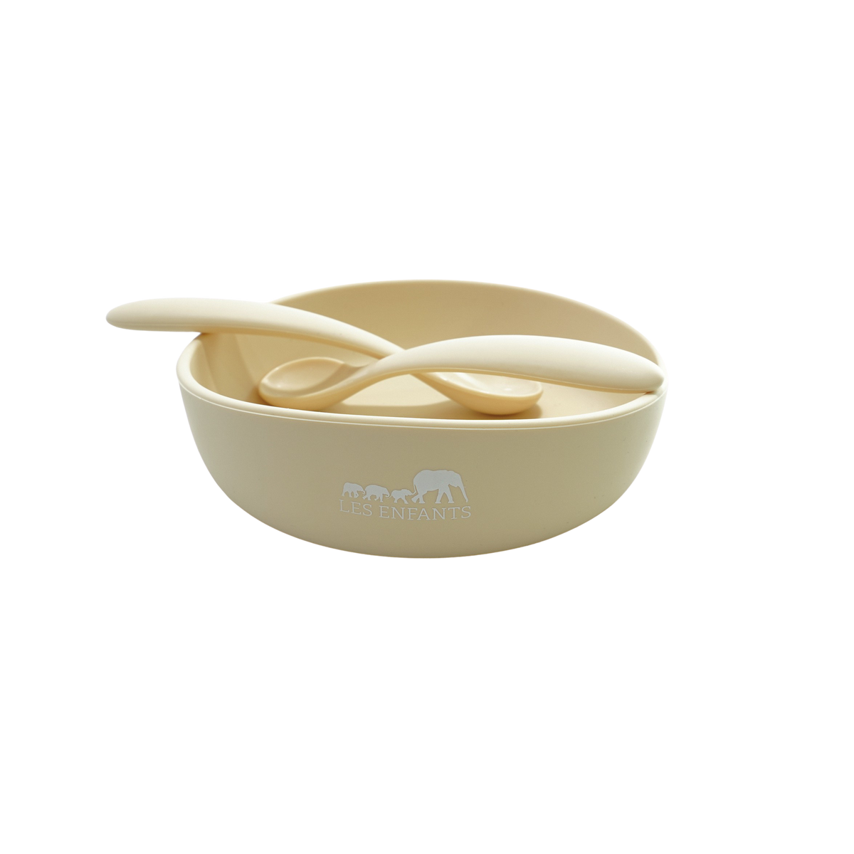 Barnskedar i silikon, 2-pack – sand