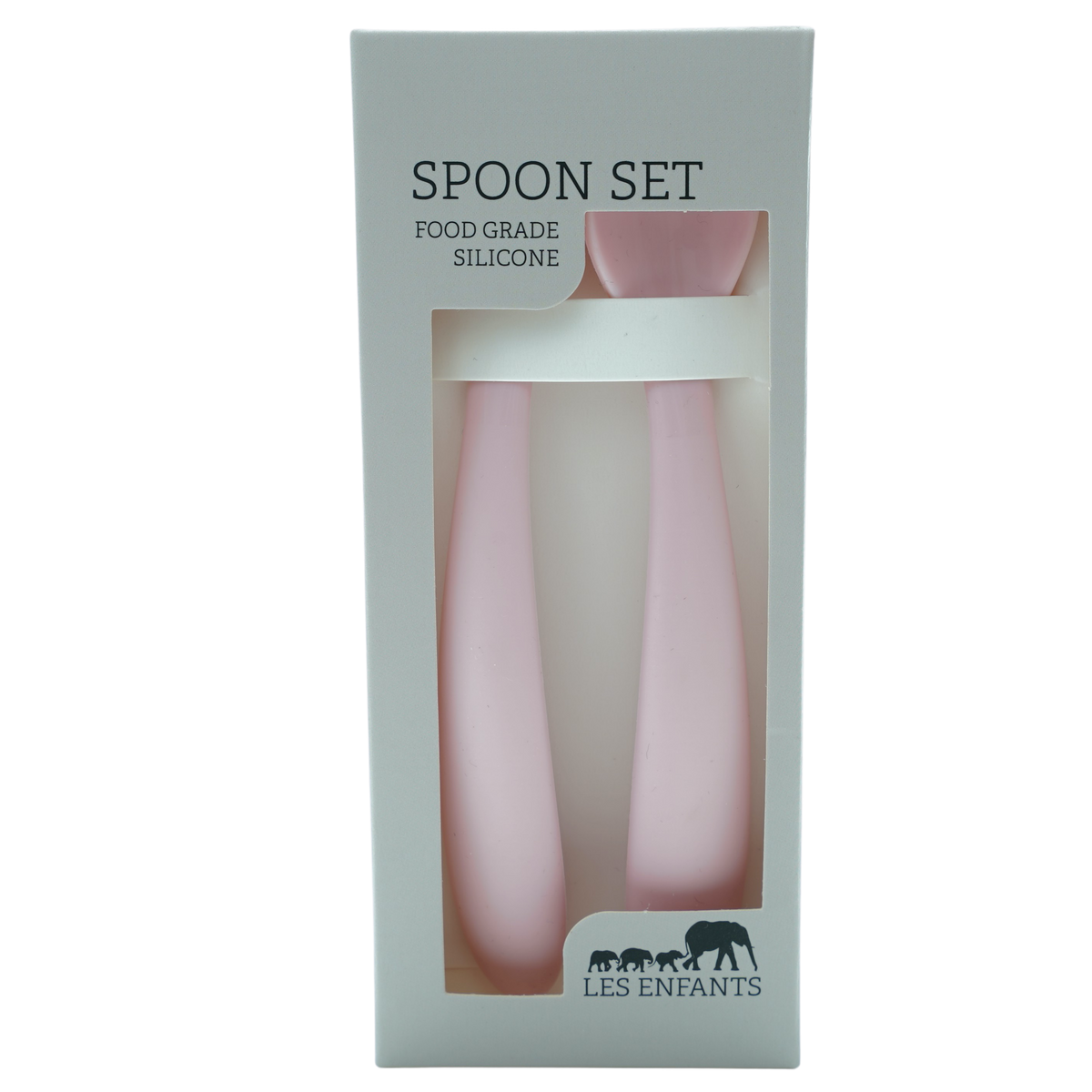 Barnskedar i silikon, 2-pack – rosa