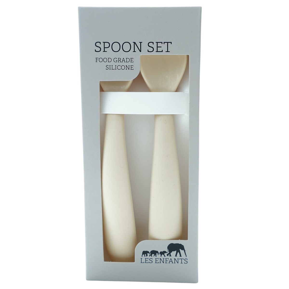 Barnskedar i silikon, 2-pack – sand