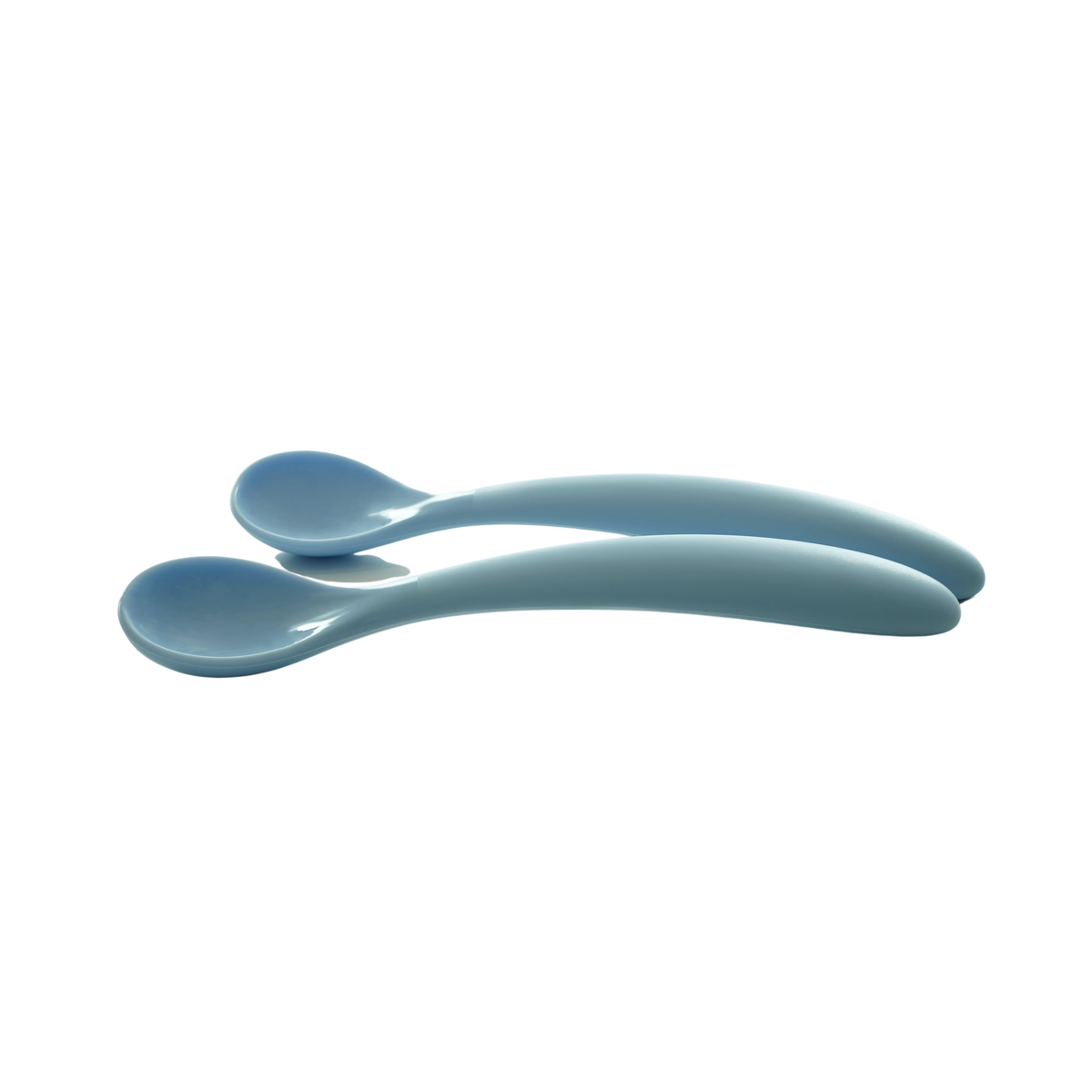 Barnskedar i silikon, 2-pack – blå