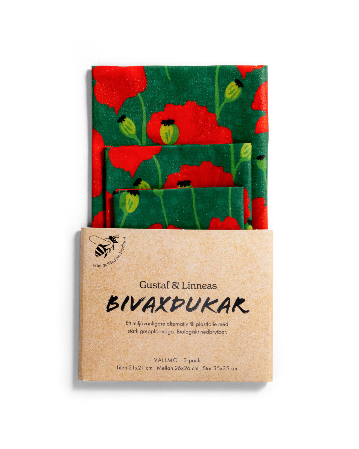 Bivaxdukar – vallmo