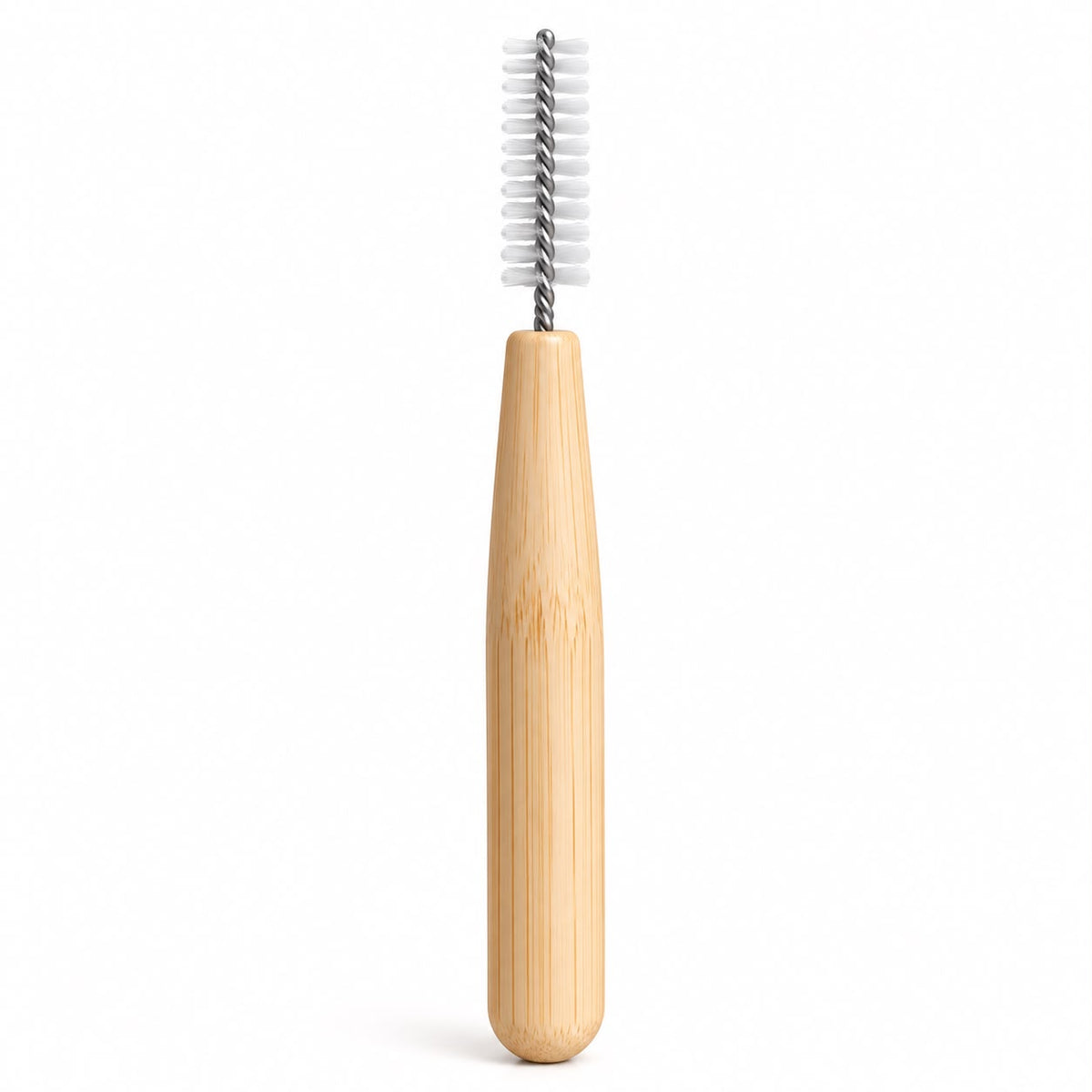 Interdentalborste med skaft av bambu