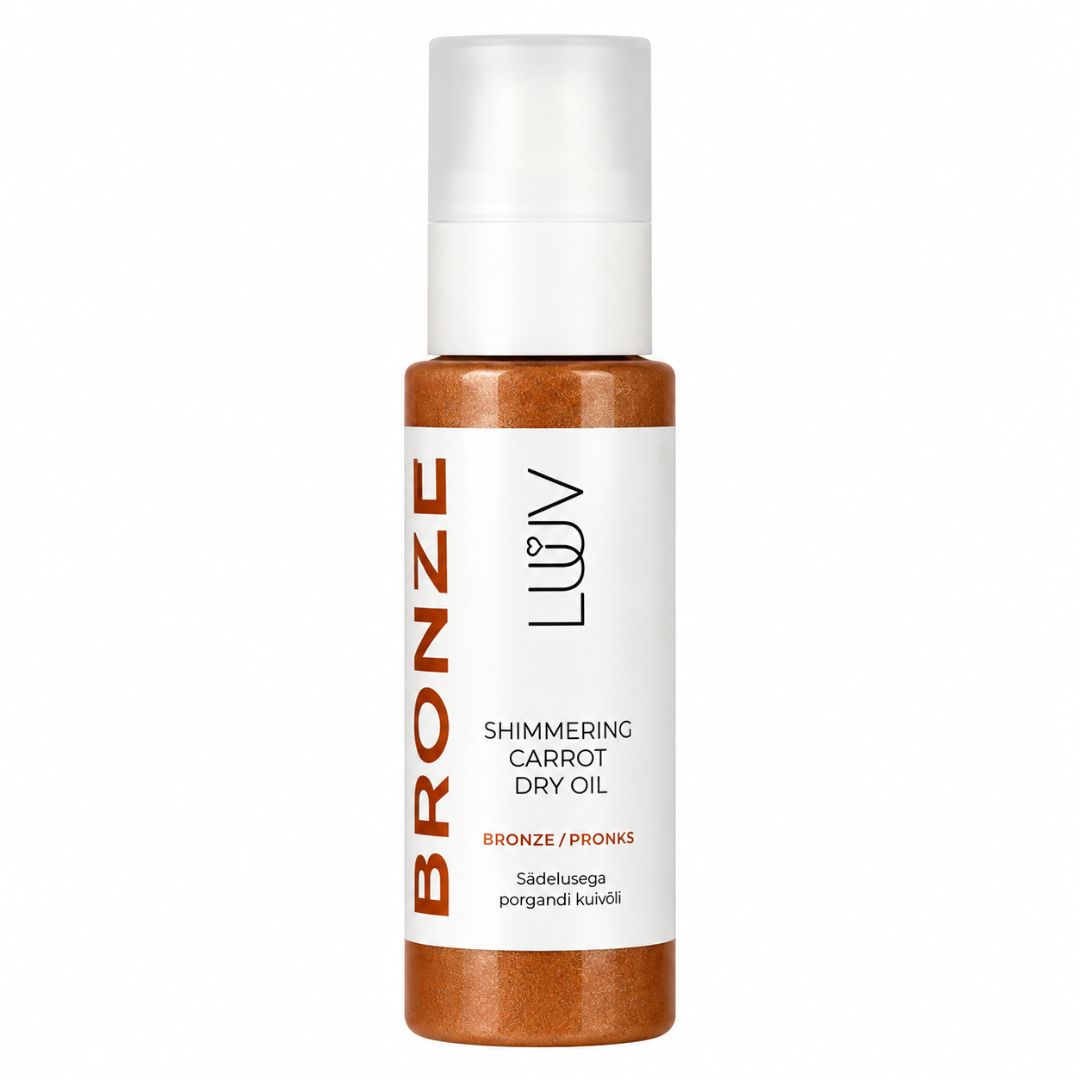 Skimrande torrolja med aloe vera – Bronze