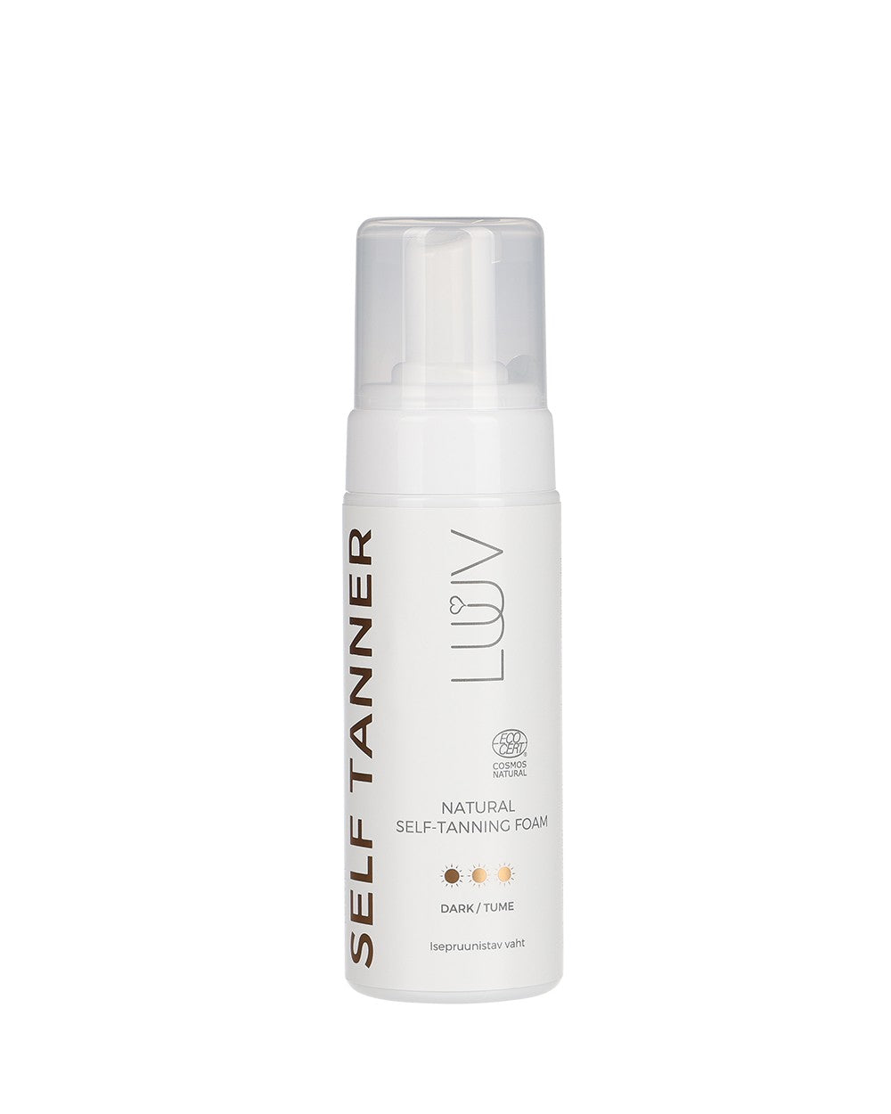 Brun utan sol-mousse – mörk