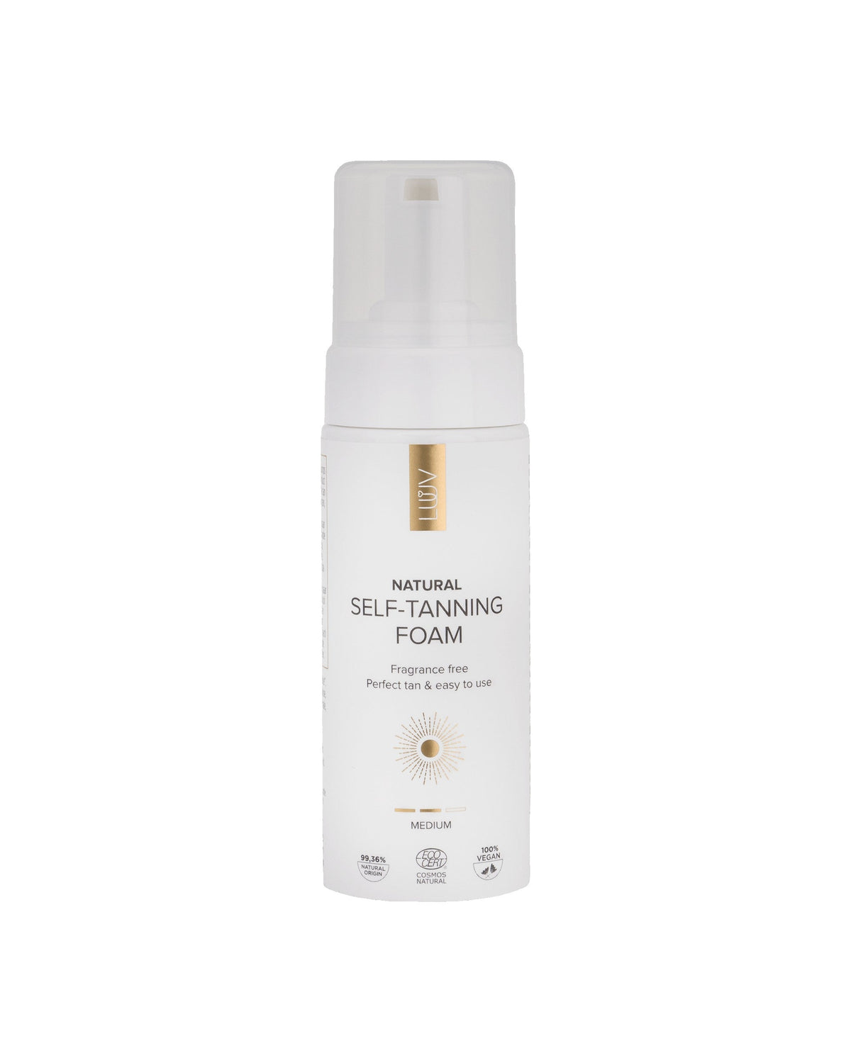 Brun utan sol-mousse – mellanmörk